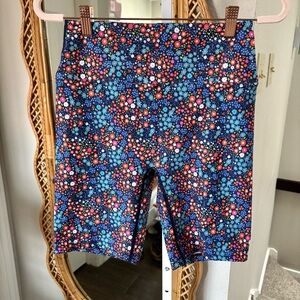 SSYS / NWT Daisy Floral Navy Biker Shorts